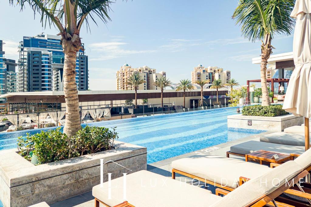 Lux Iconic Views At The Palm Tower Suite 2 Dubaj Kültér fotó